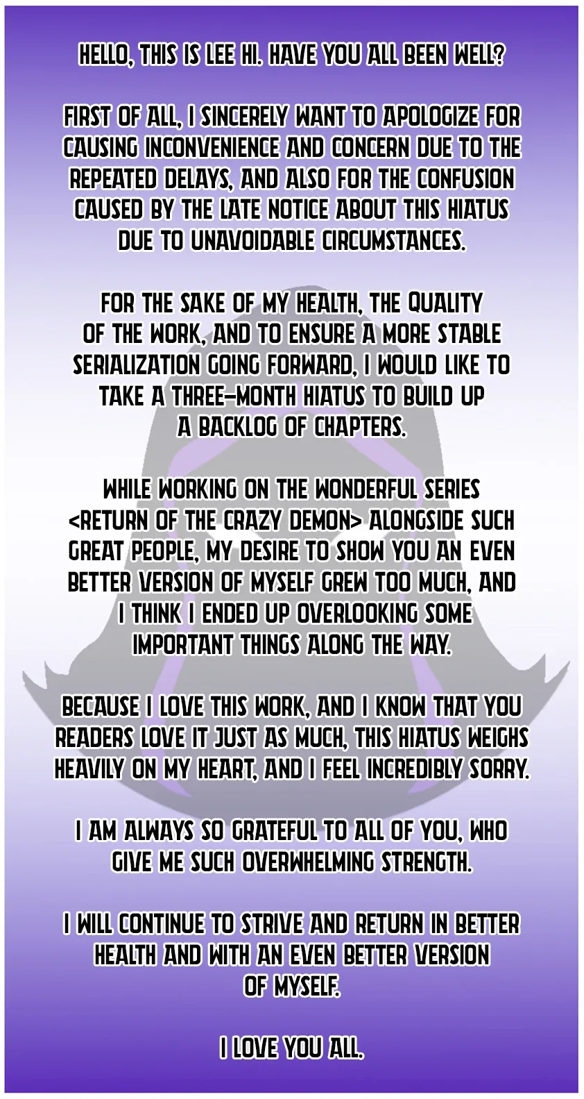 The Return of the Crazy Demon Chapter 192.5 – Page 1