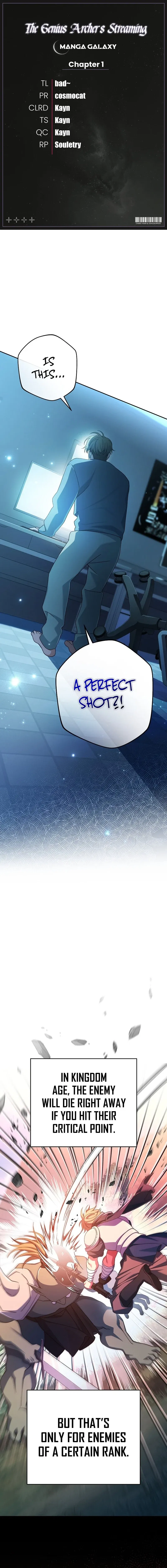 Genius Archer’s Streaming Chapter 6 – Page 1