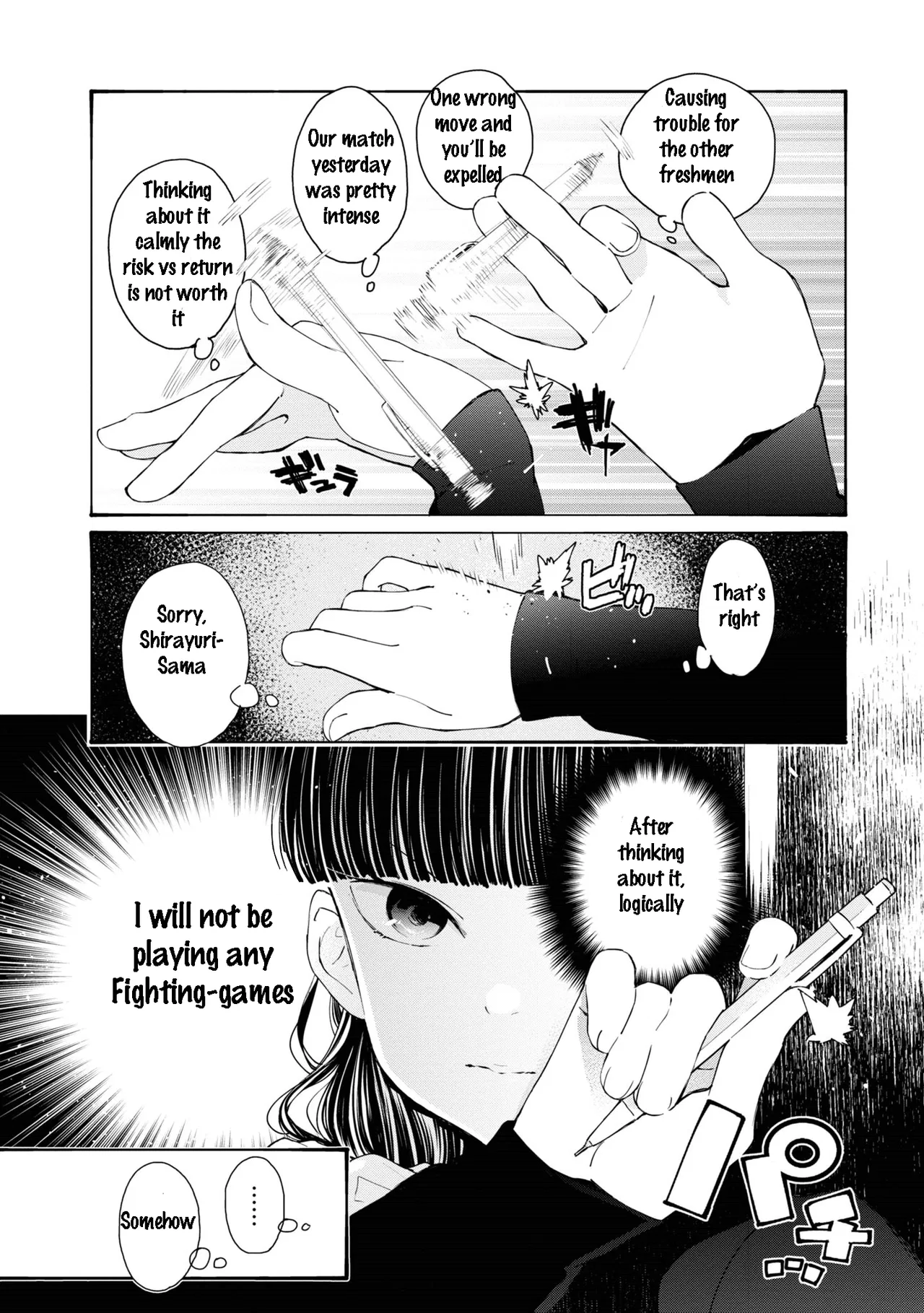 Anime – Young Ladies Don’t Play Fighting Games Chapter 2 – Page 34