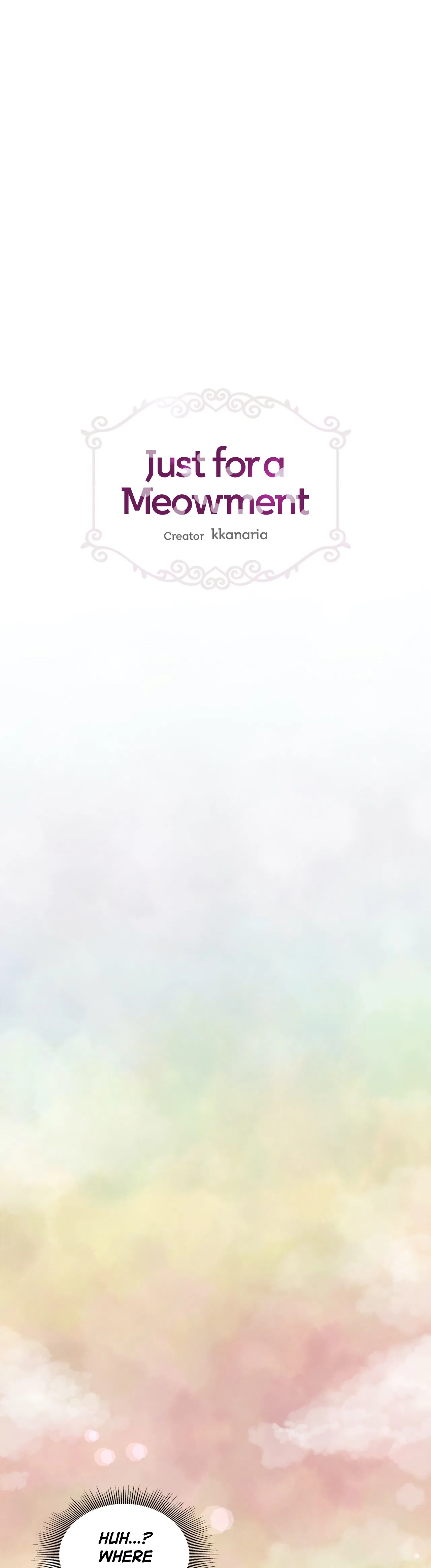 Just for a Meowment Chapter 84 – Page 1