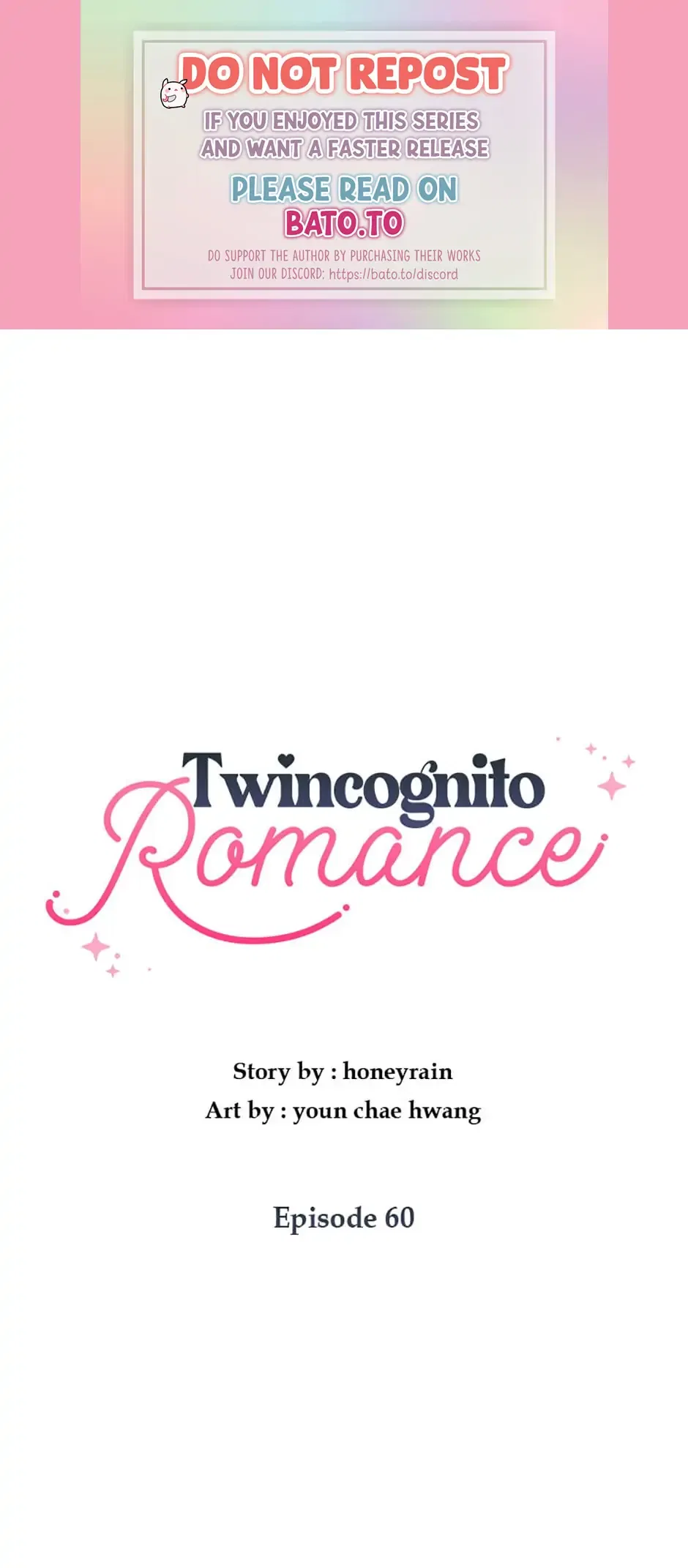 Twincognito Romance Chapter 60 – Page 1