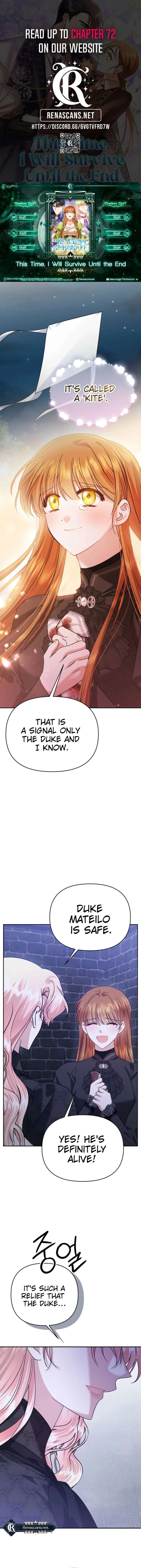 In This Life, I Will Survive Until the End Chapter 57 – Page 1