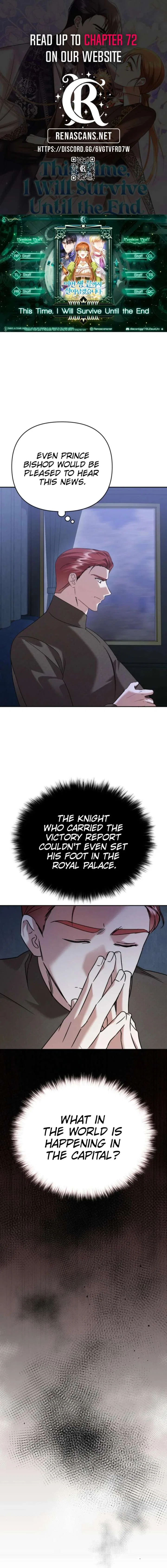 In This Life, I Will Survive Until the End Chapter 56 – Page 1