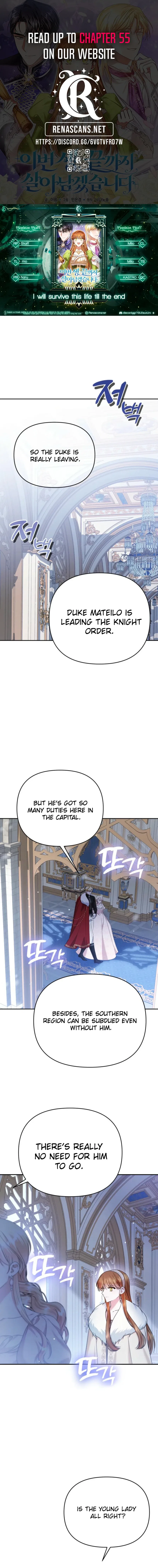 In This Life, I Will Survive Until the End Chapter 50 – Page 1