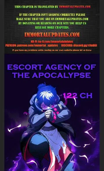 Escort Agency Of The Apocalypse Chapter 122 – Page 1