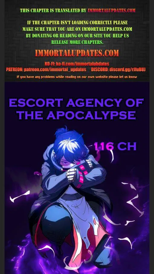 Escort Agency Of The Apocalypse Chapter 116 – Page 1