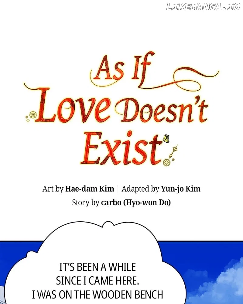 As If Love Doesn’t Exist Chapter 75 – Page 1