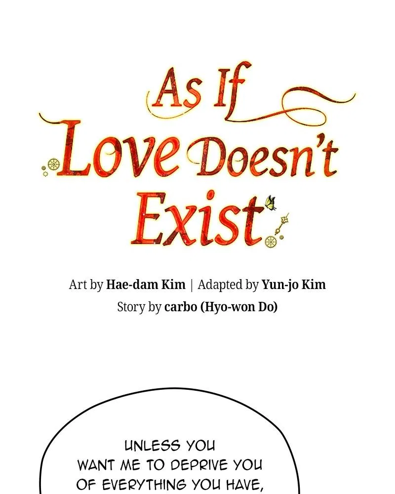 As If Love Doesn’t Exist Chapter 74 – Page 1