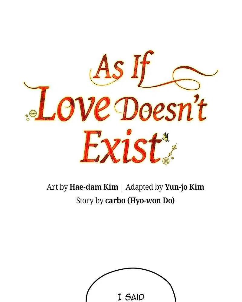 As If Love Doesn’t Exist Chapter 68 – Page 1