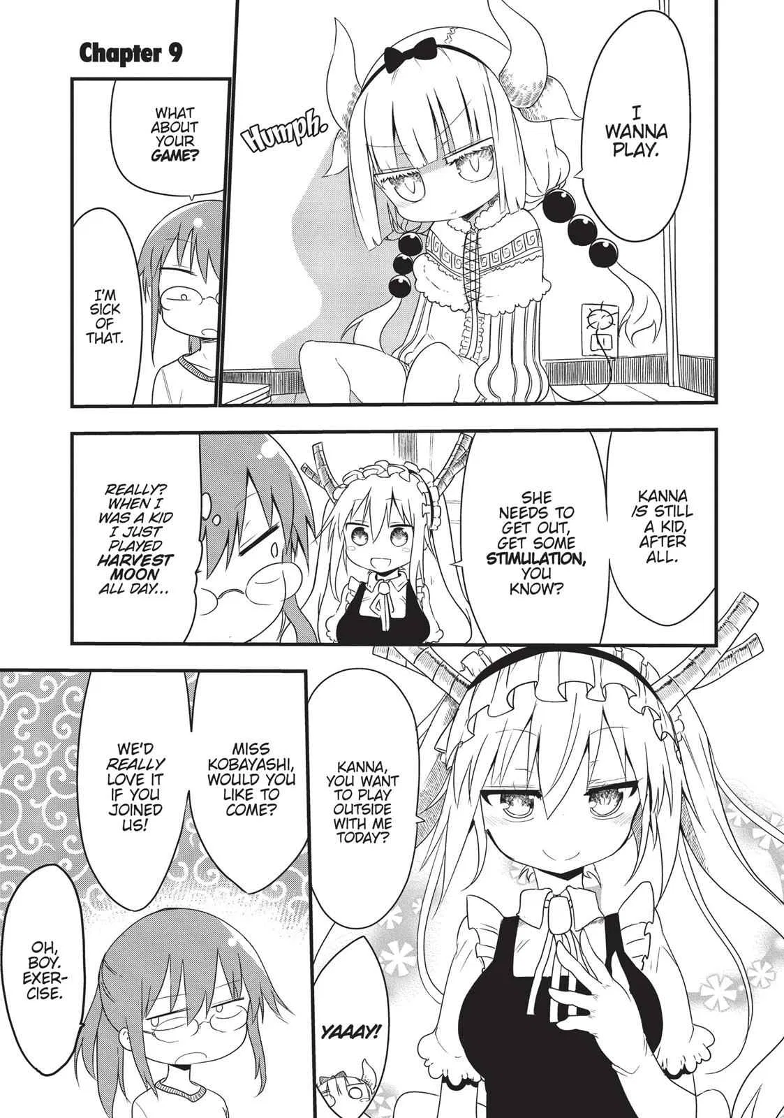 Anime – Miss Kobayashi’s Dragon Maid Chapter 9 – Page 1