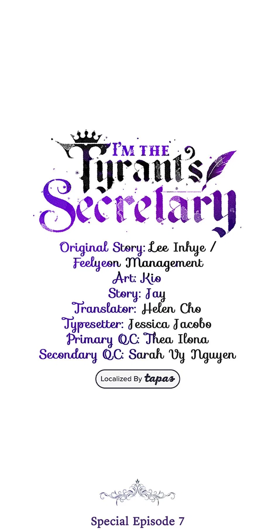 I’m the Tyrant’s Secretary Chapter 117 – Page 1