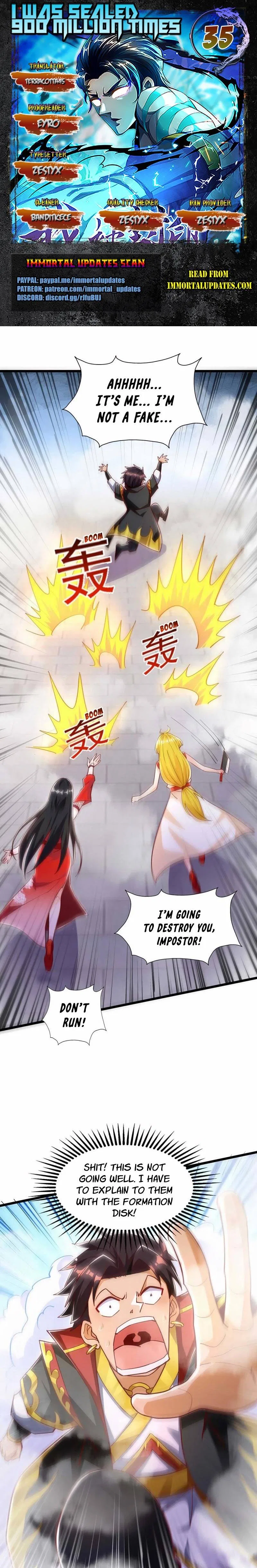I Was Sealed 900 Million Times Chapter 35 – Page 1
