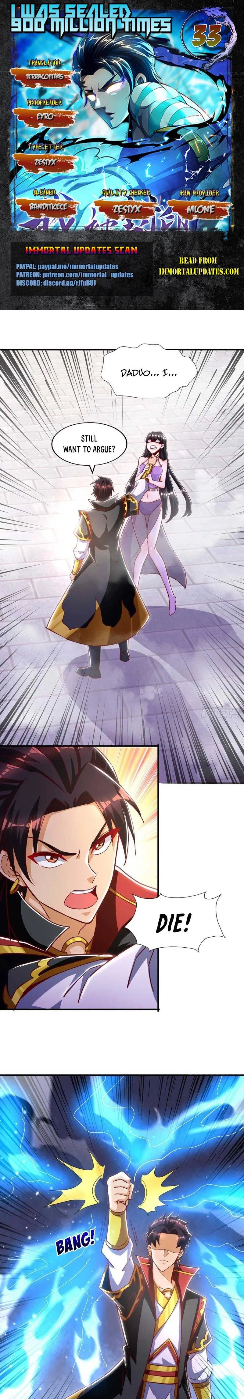 I Was Sealed 900 Million Times Chapter 33 – Page 1