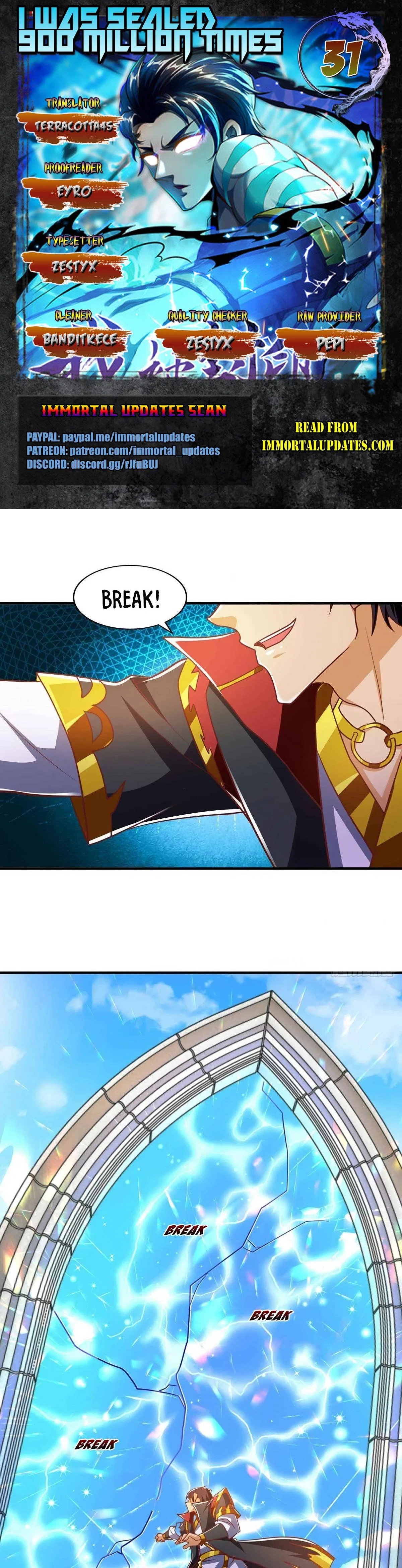 I Was Sealed 900 Million Times Chapter 31 – Page 1