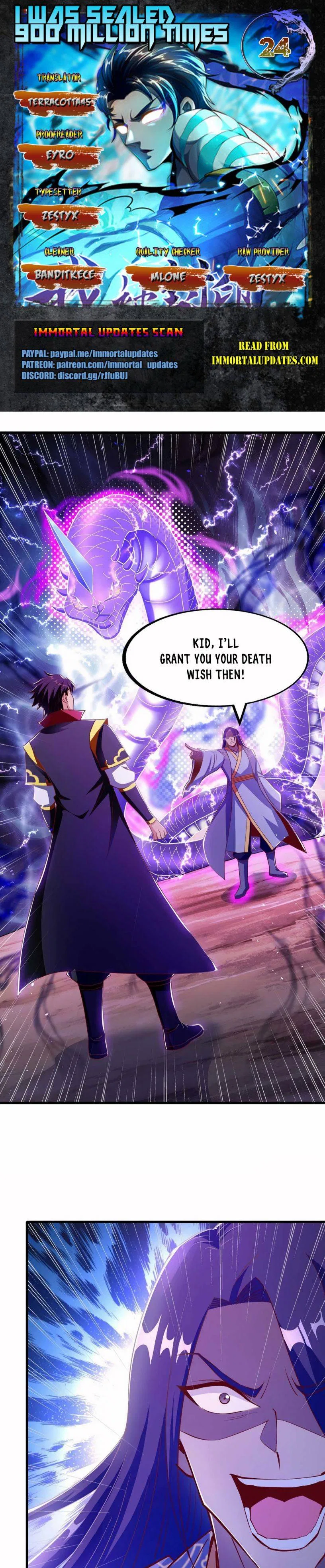 I Was Sealed 900 Million Times Chapter 24 – Page 1