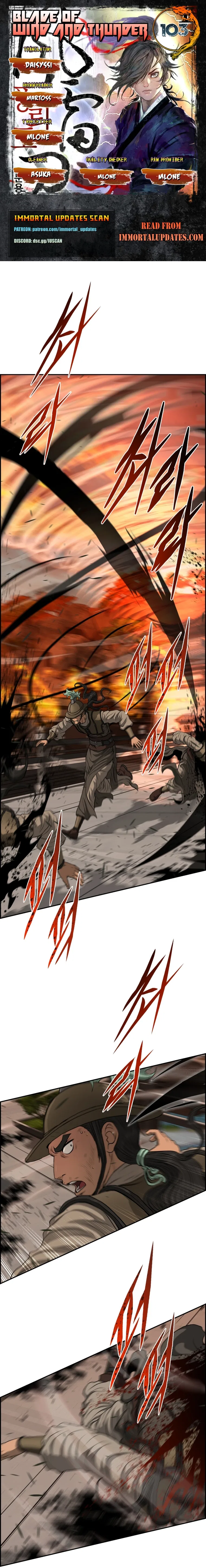 Blade Of Wind And Thunder Chapter 103 – Page 1