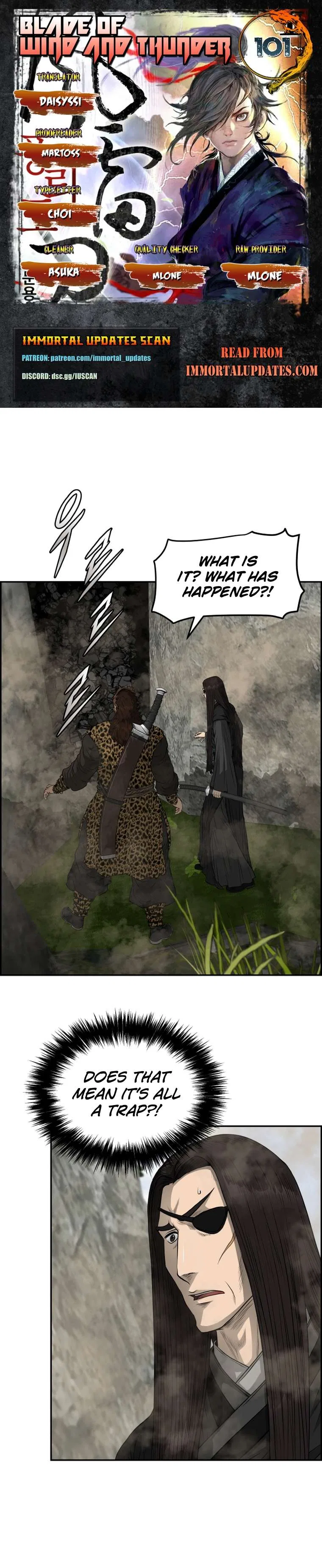 Blade Of Wind And Thunder Chapter 101 – Page 1