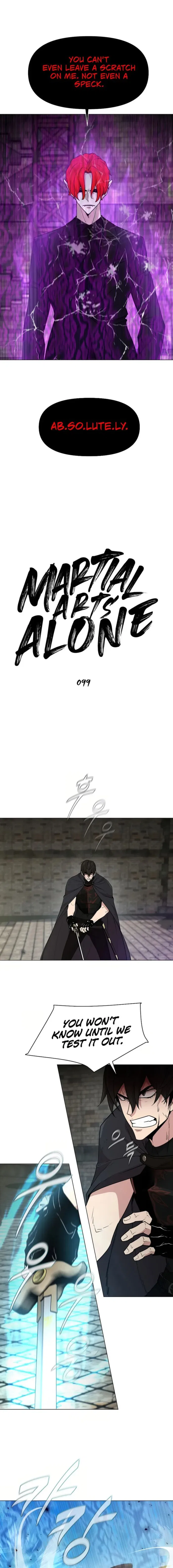 Martial Arts Alone Chapter 99 – Page 1