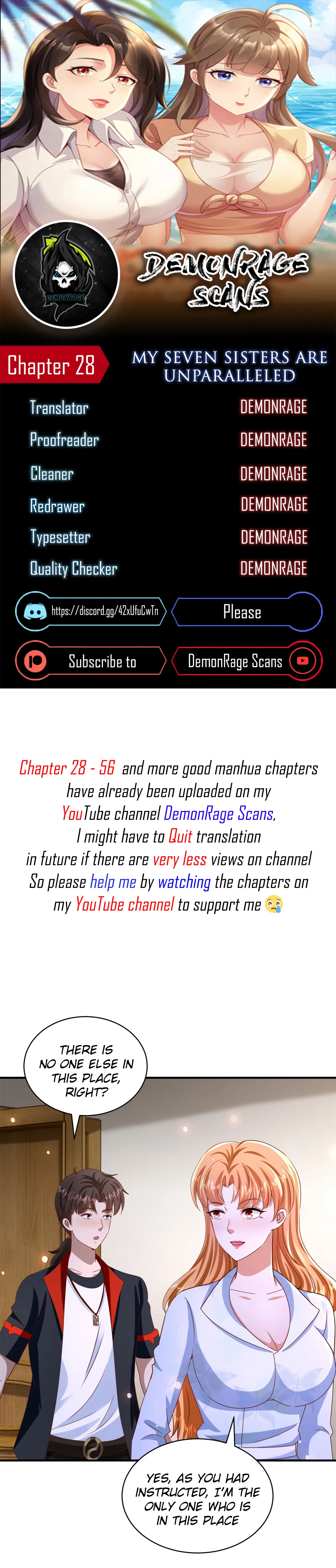 My Seven Sisters are Unparalleled Chapter 28 – Page 1