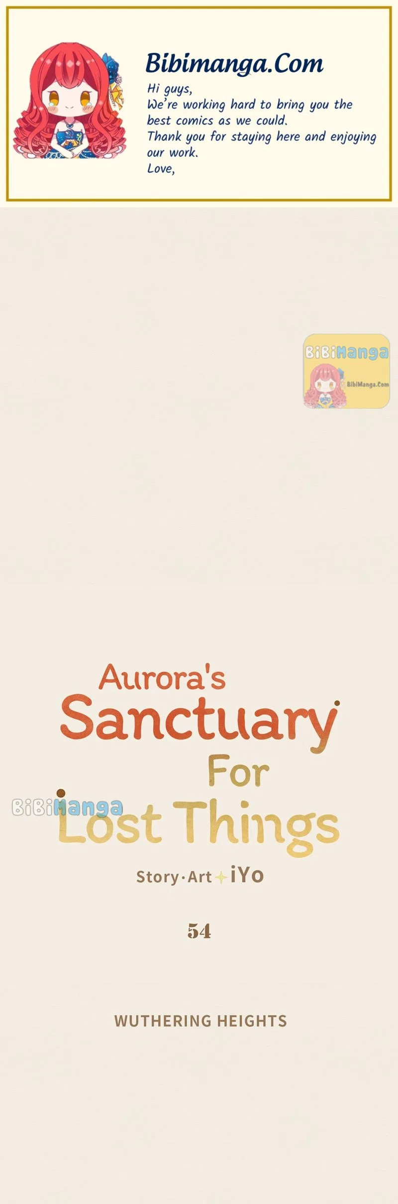 Aurora’s Sanctuary for Lost Things Chapter 54 – Page 1