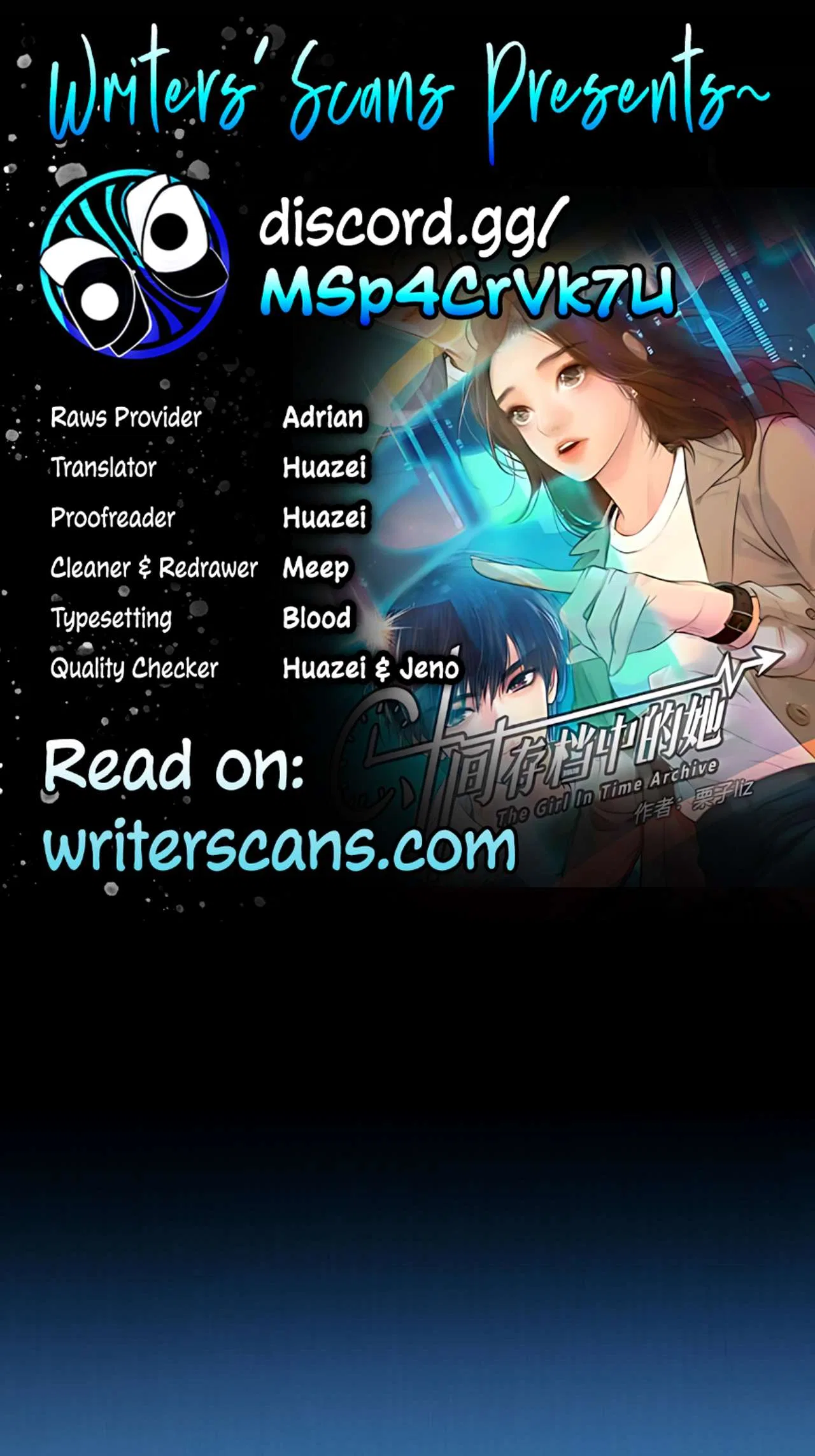 The Girl in the Time Archive Chapter 1 – Page 1