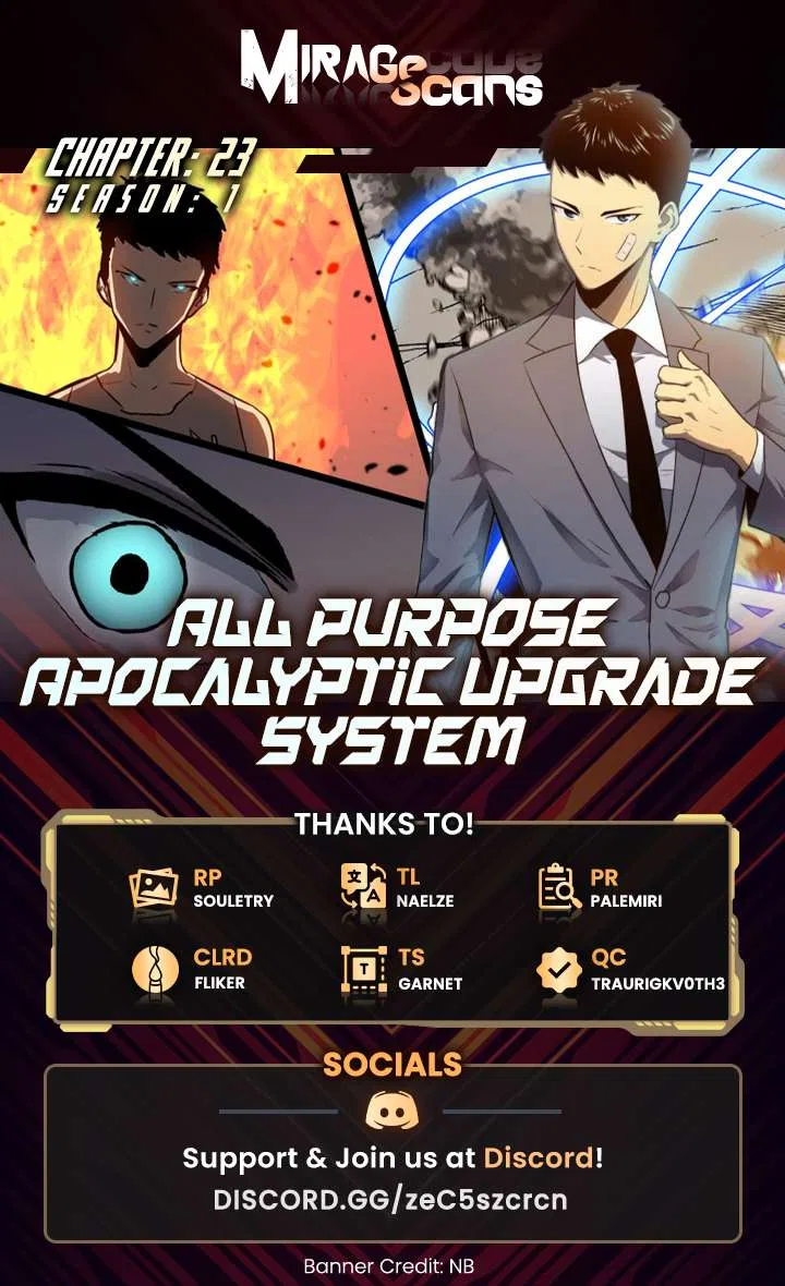 All Purpose Apocalyptic Upgrade System Chapter 23 – Page 1