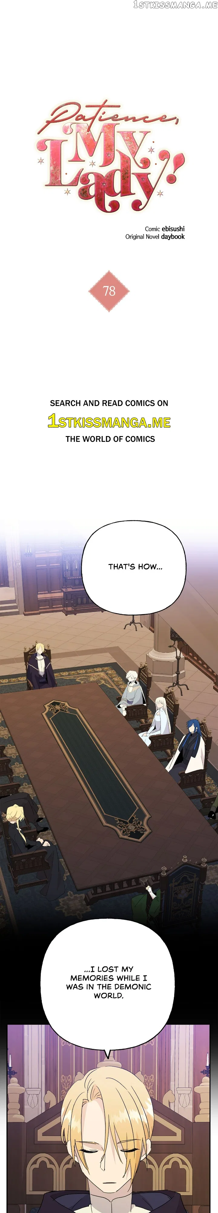 Oh, Be Patient My Lady! Chapter 78 – Page 1