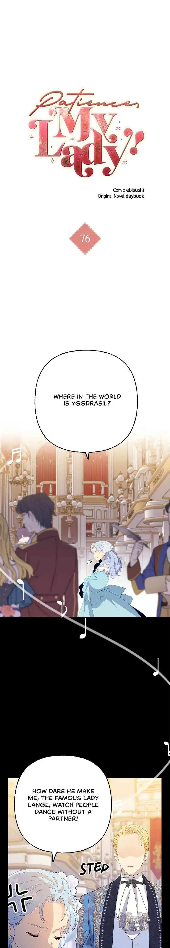 Oh, Be Patient My Lady! Chapter 76 – Page 1