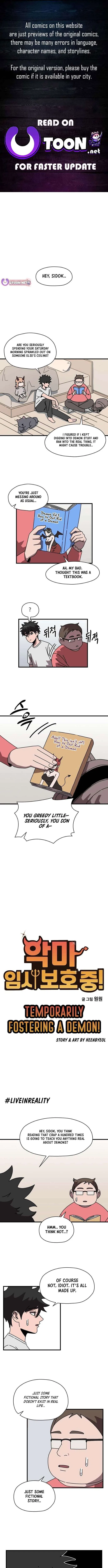 Temporarily Fostering a Demon! Chapter 9 – Page 1