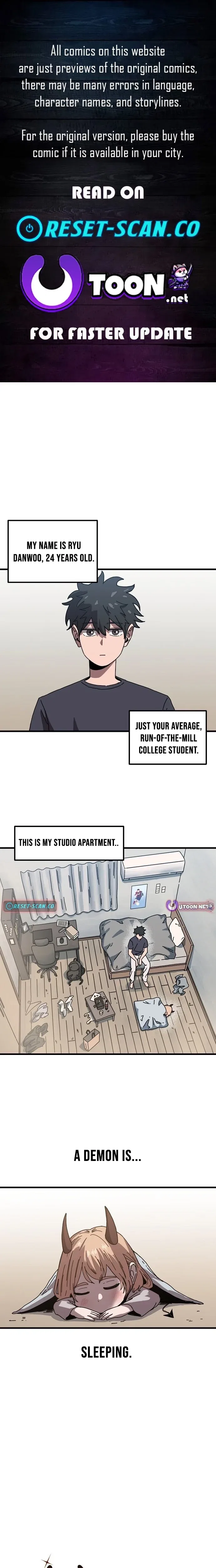 Temporarily Fostering a Demon! Chapter 1 – Page 1