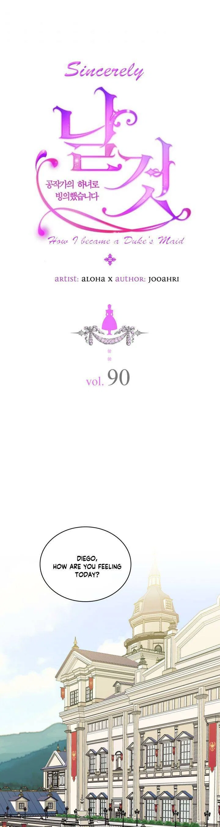 Sincerely: I Became a Duke’s Maid Chapter 90 – Page 1