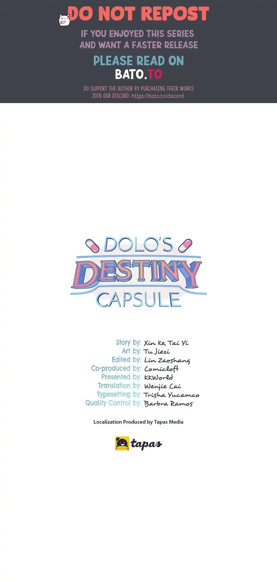 DOLO’s Destiny Pill Chapter 82 – Page 1