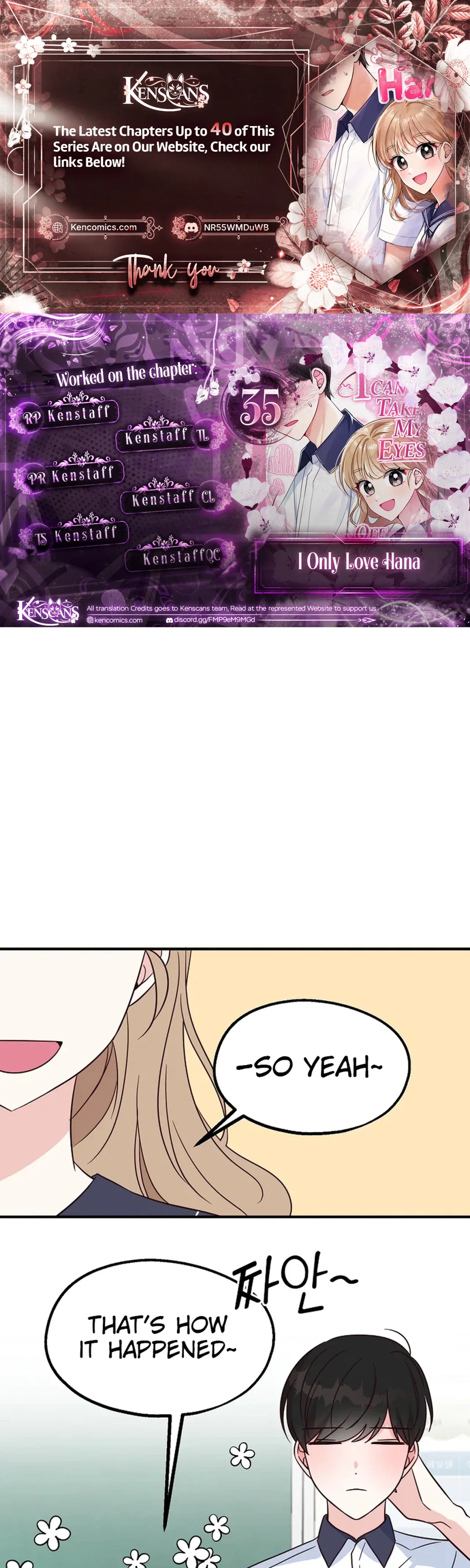 I Only Love Hana Chapter 35 – Page 1