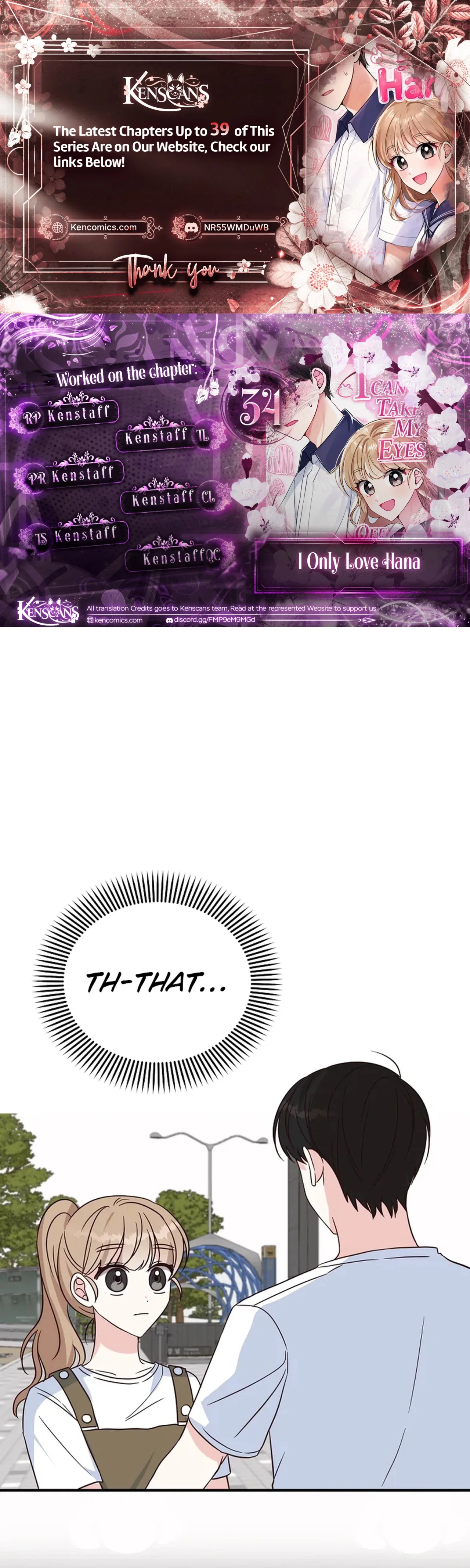 I Only Love Hana Chapter 34 – Page 1