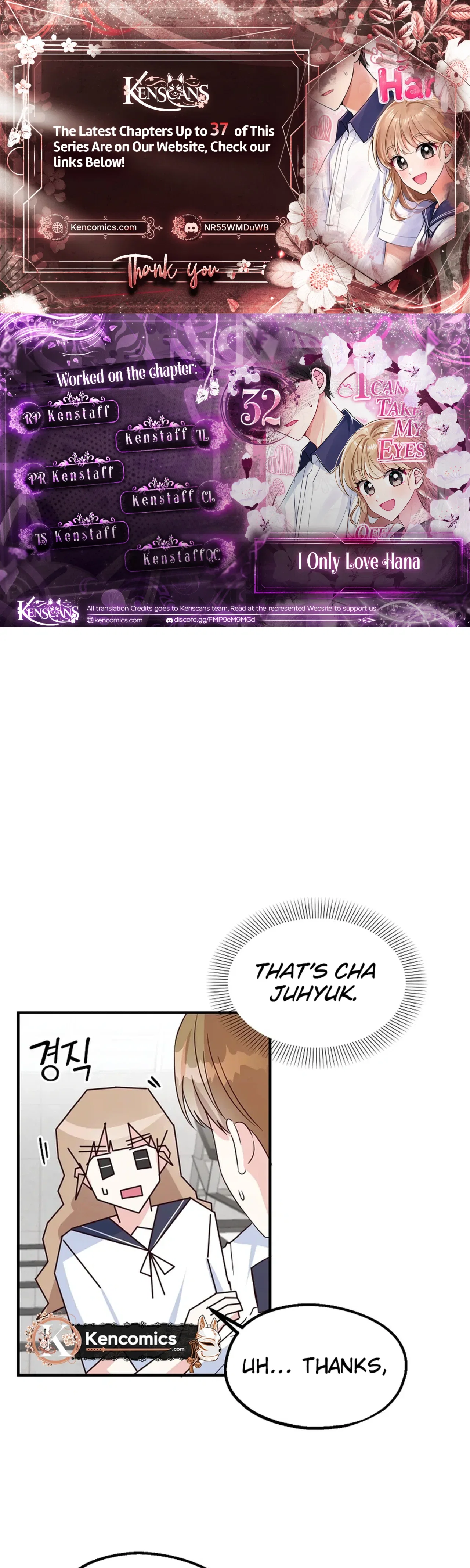 I Only Love Hana Chapter 32 – Page 1