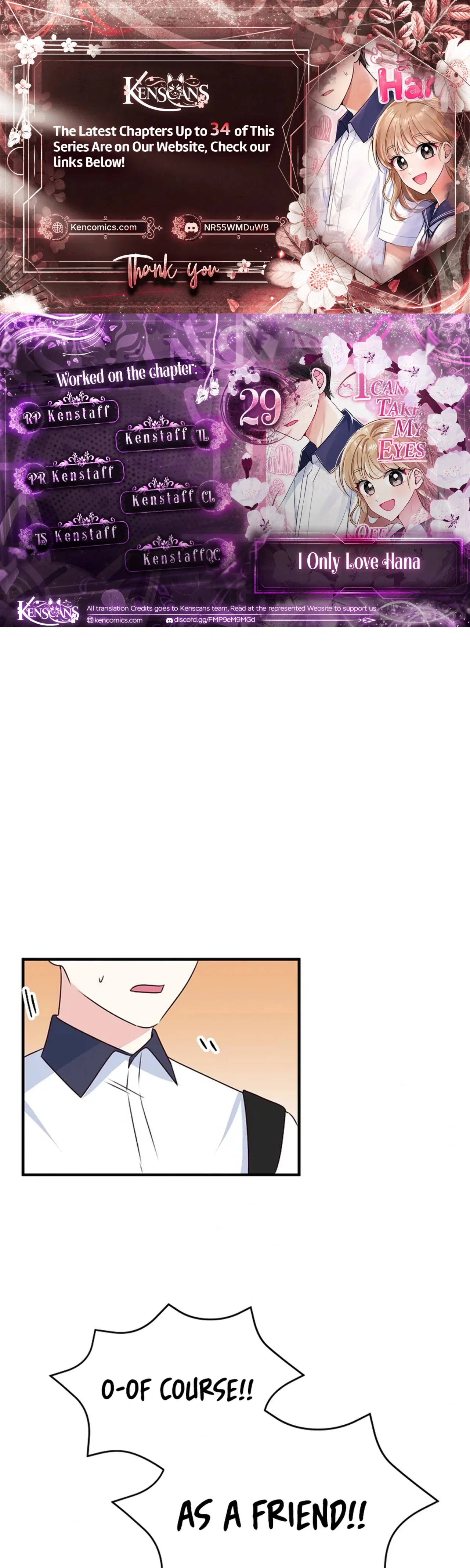I Only Love Hana Chapter 29 – Page 1