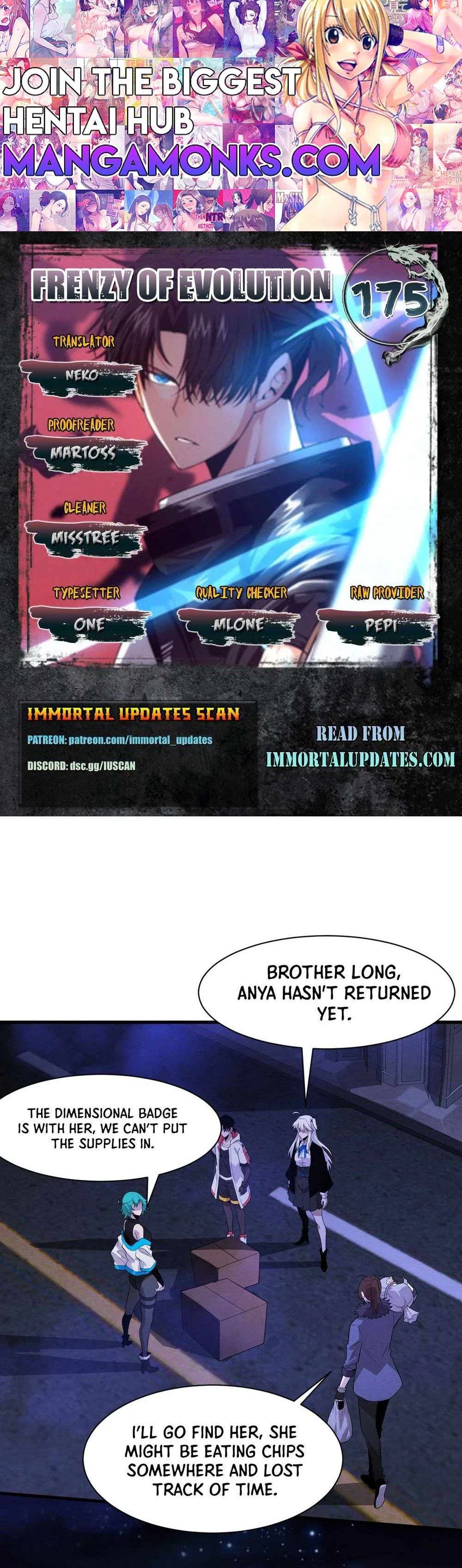 The Frenzy Of Evolution Chapter 175 – Page 1
