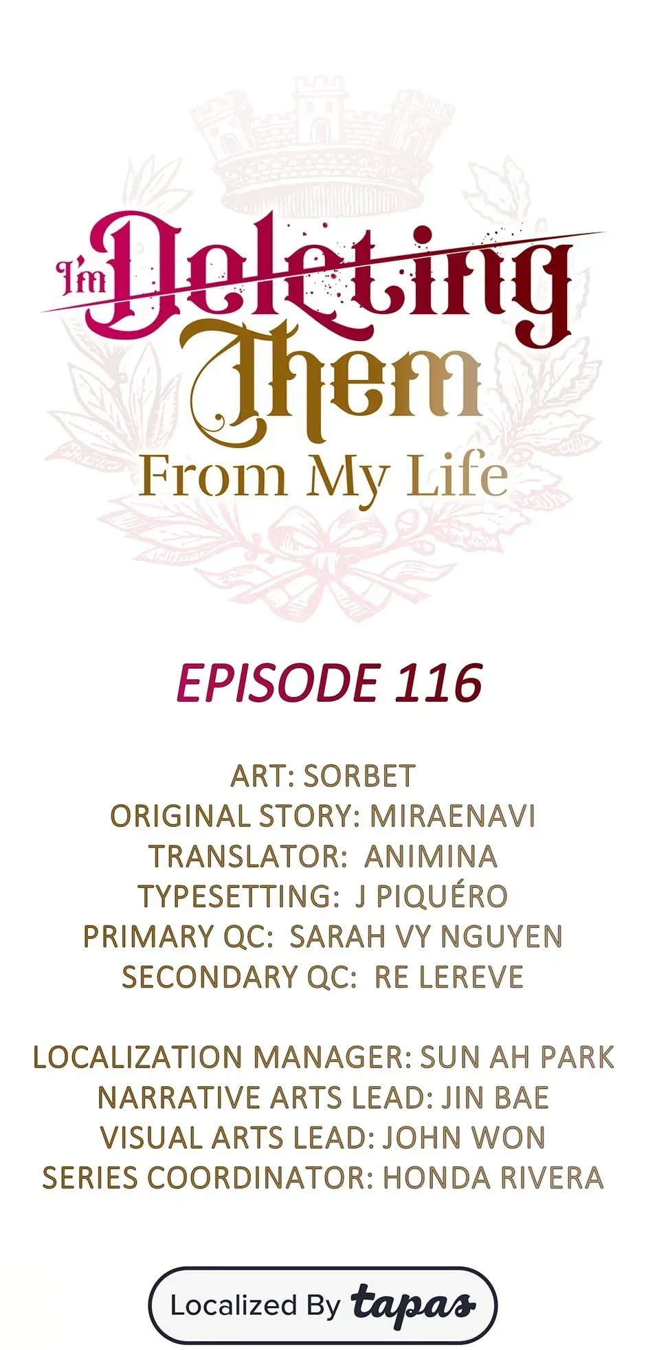 I Will Remove Them From My Life Chapter 116 – Page 1