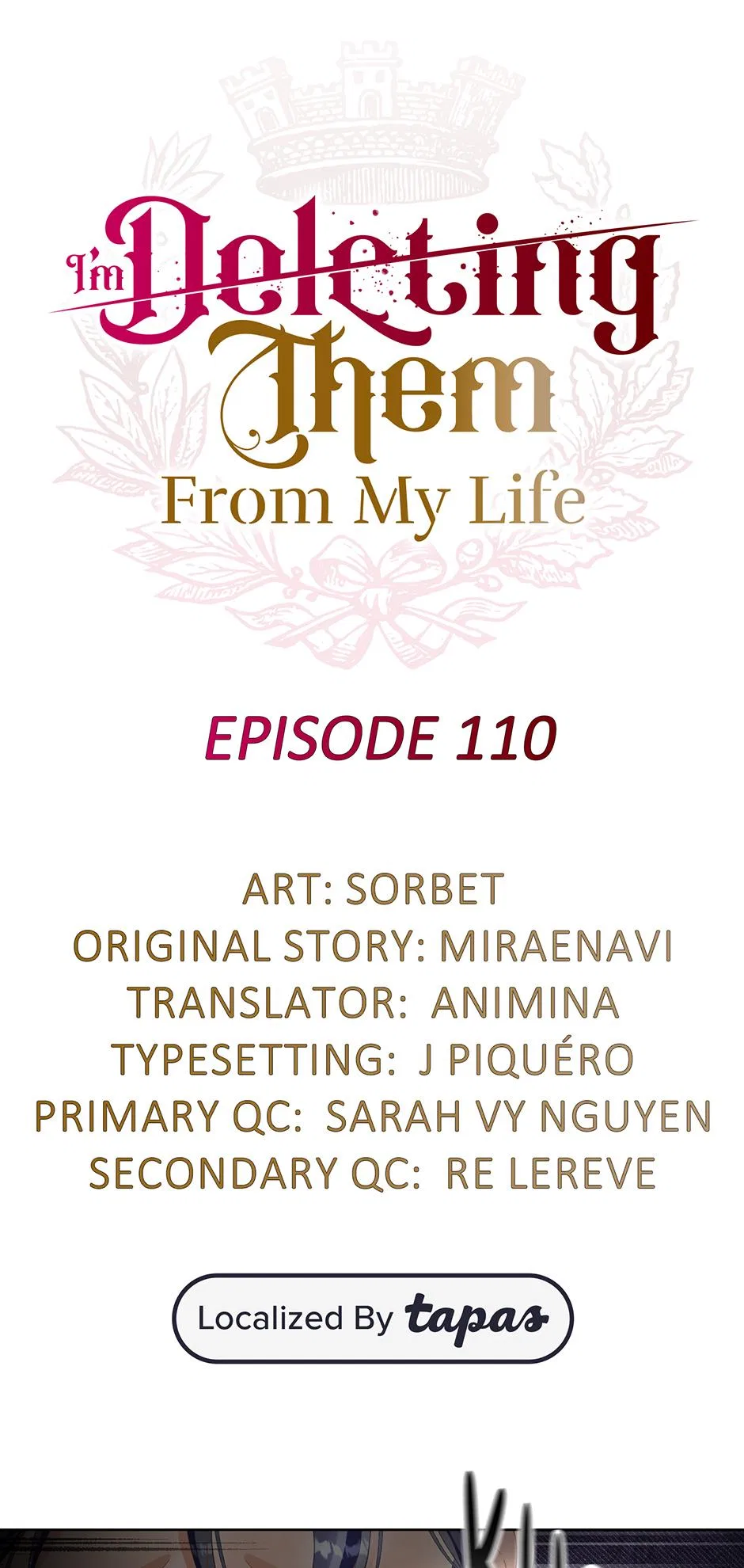 I Will Remove Them From My Life Chapter 110 – Page 1