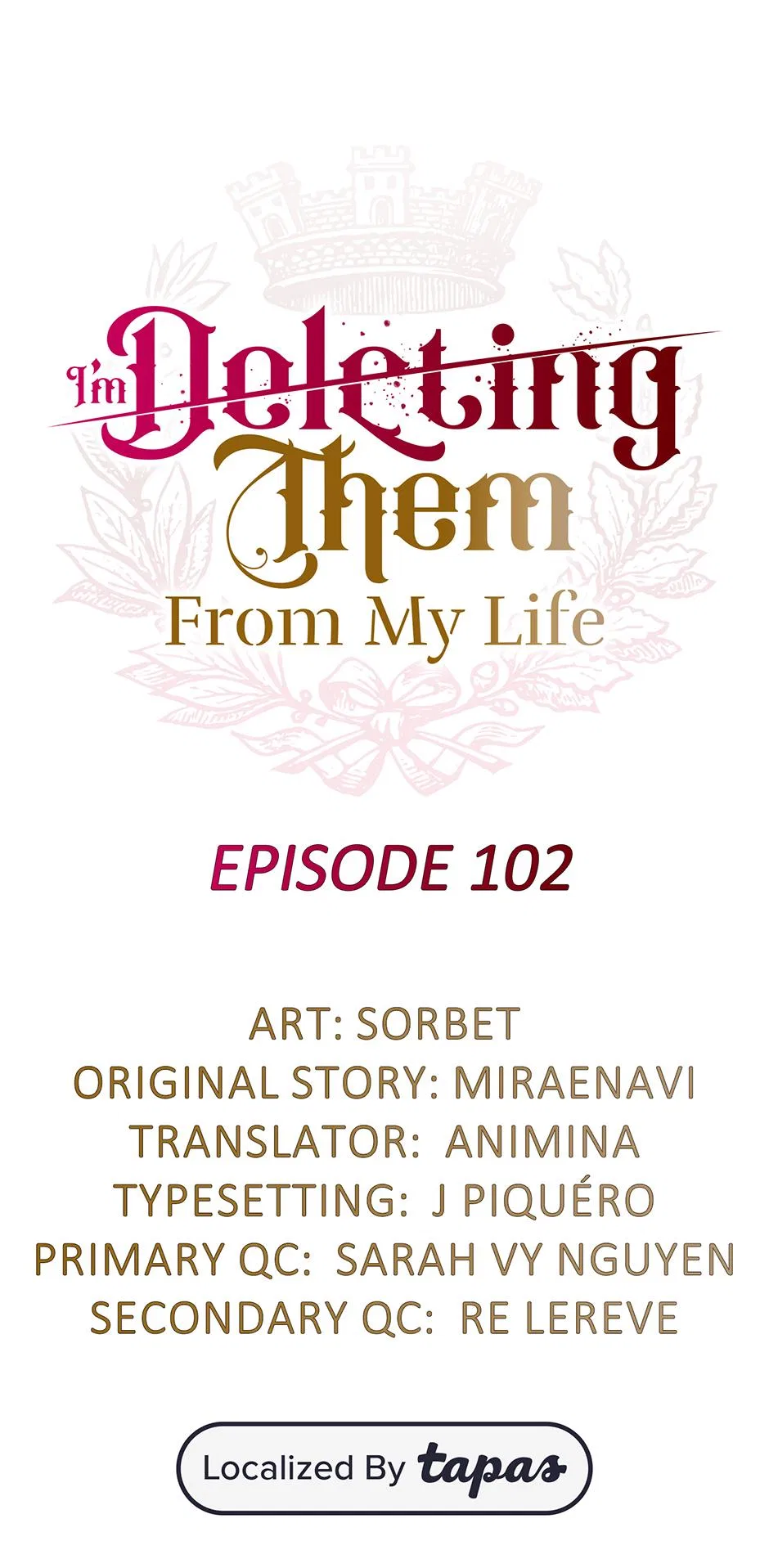 I Will Remove Them From My Life Chapter 102 – Page 1