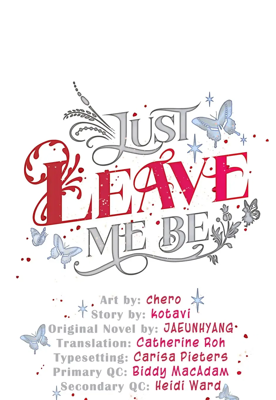 Just Leave Me Be Chapter 113 – Page 1