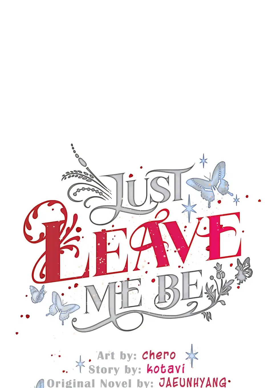 Just Leave Me Be Chapter 111 – Page 1