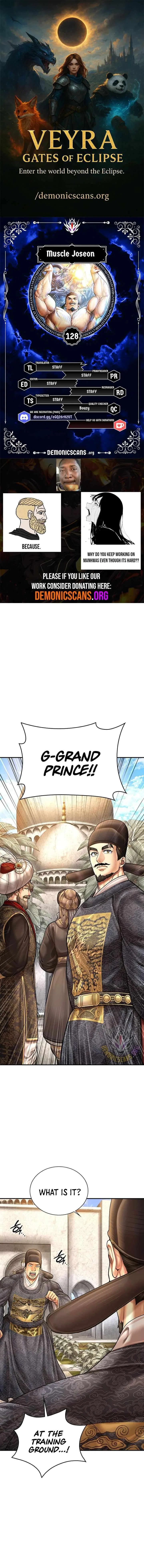 Muscle joseon Chapter 128 – Page 1