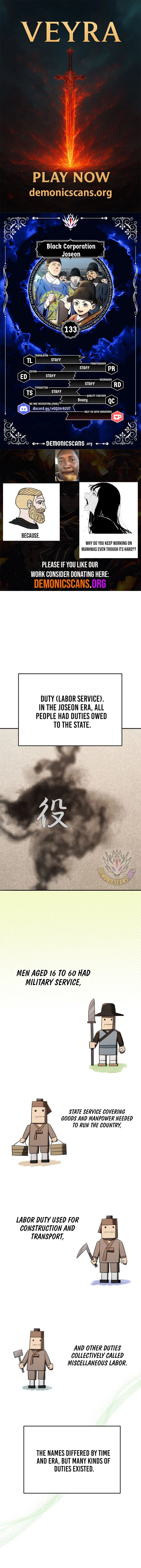 Black Corporation: Joseon Chapter 133 – Page 1