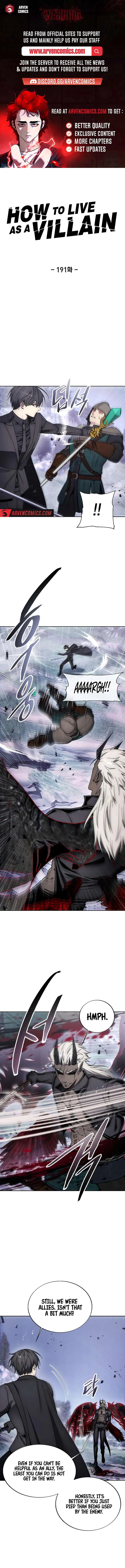 How To Live As a Villain Chapter 191 – Page 1