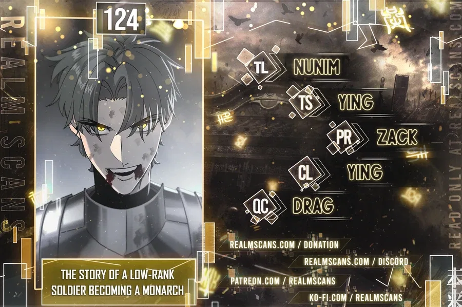 The Story of a Low-Rank Soldier Becoming a Monarch Chapter 124 – Page 1