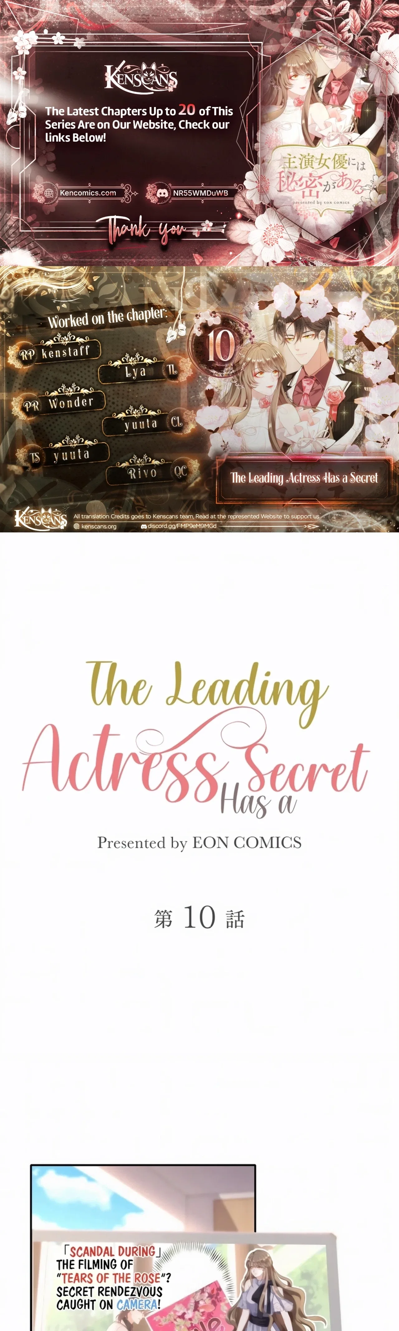 The Leading Actress Has a Secret Chapter 10 – Page 1