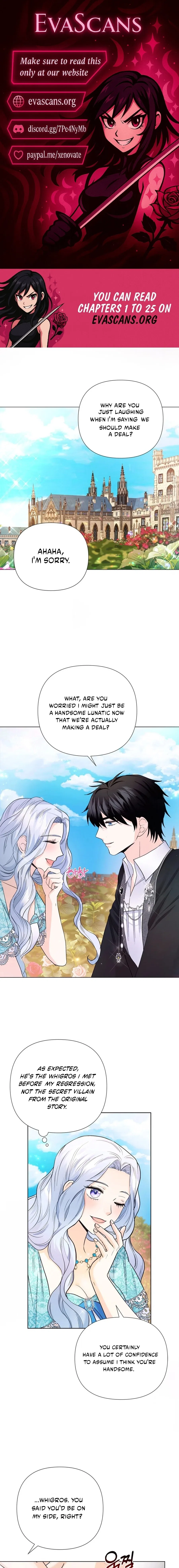 Secret Love Affair Between a Former Saint and a Dark Hero Chapter 8 – Page 1