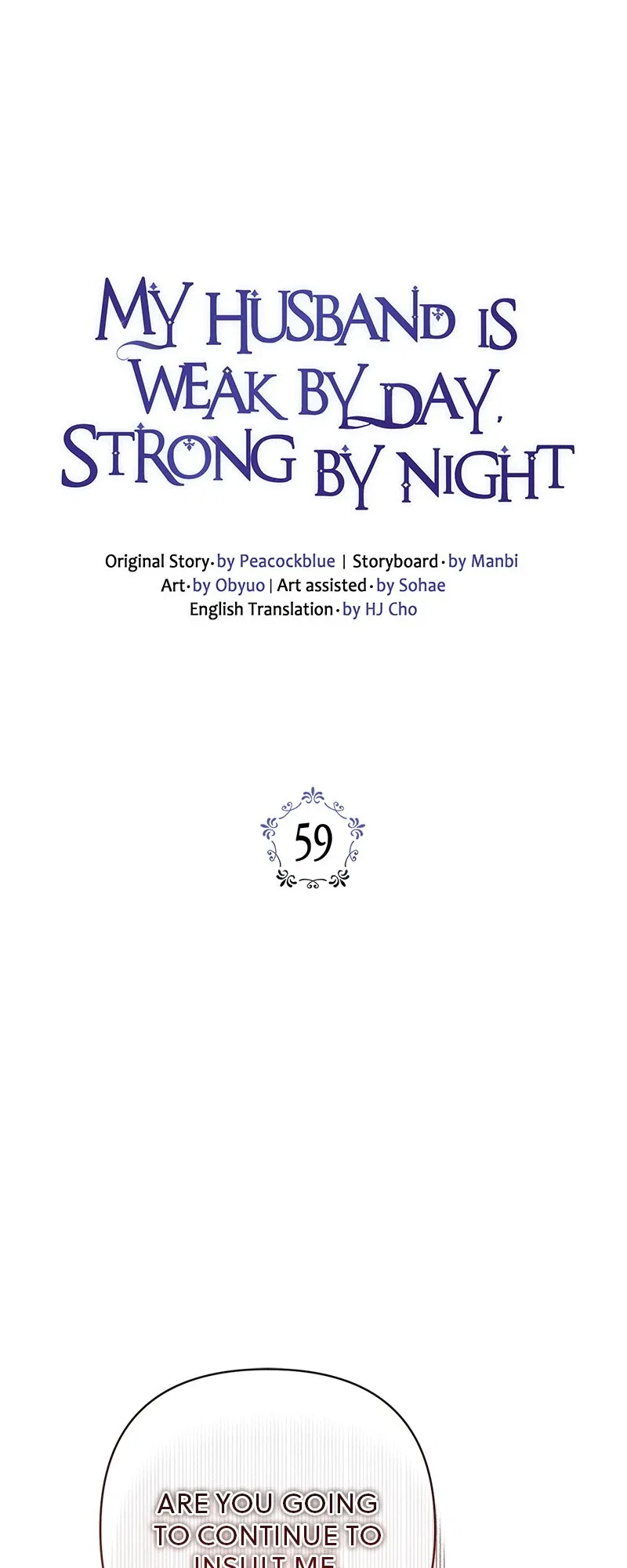 My Husband is Weak by Day, Strong by Night Chapter 59 – Page 2