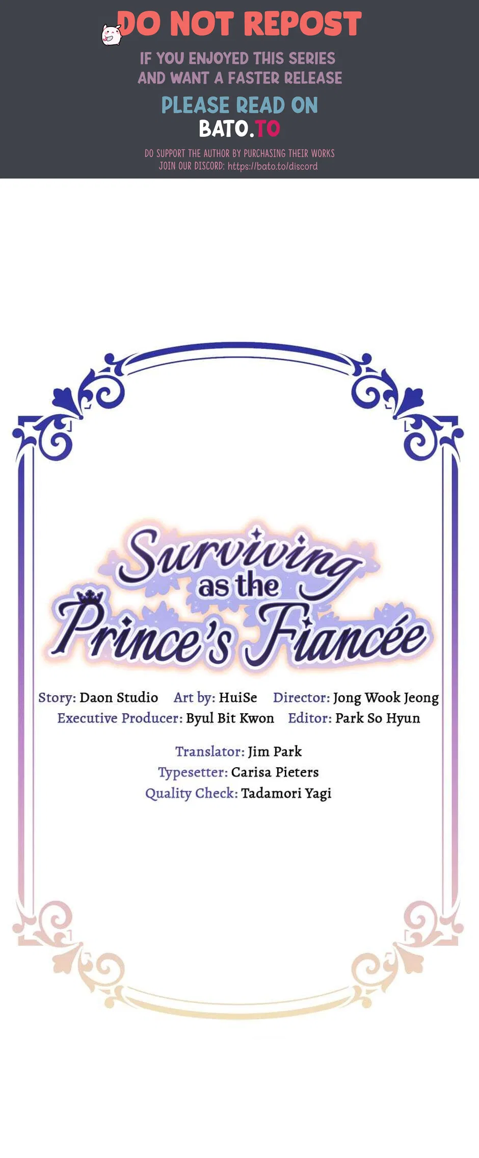 Surviving as the Prince’s Fiancée Chapter 79 – Page 1